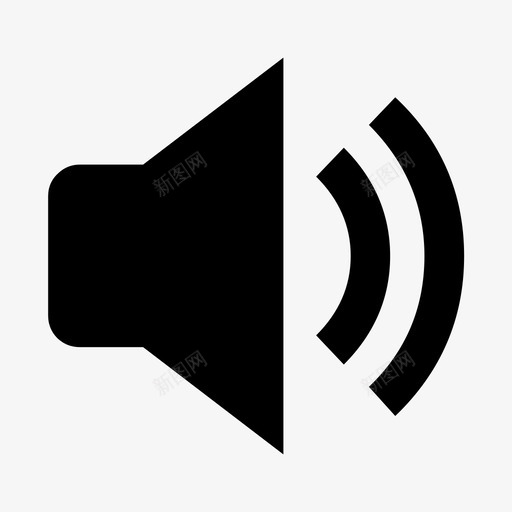 扬声器增加声音增加音量svg_新图网 https://ixintu.com 增加 声音 扬声器 音量 打开 音频