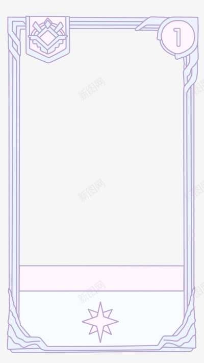 LOL资料卡框框png_新图网 https://ixintu.com 兴趣 壁纸 框框 社区 美图 资料