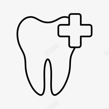 牙齿治疗蛀牙龋齿图标