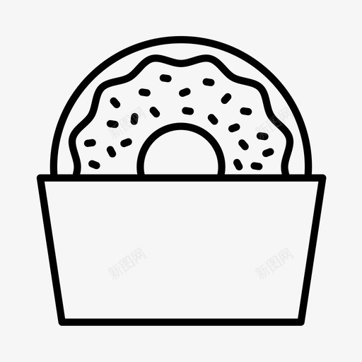 甜甜圈食物垃圾食品svg_新图网 https://ixintu.com 甜甜圈 食物 垃圾 食品 糕点 甜食 甜点