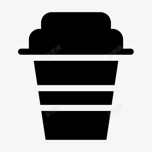 咖啡杯饮料基本型svg_新图网 https://ixintu.com 咖啡杯 饮料 基本型