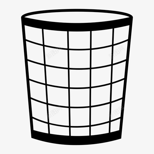 垃圾桶篮子扔掉的svg_新图网 https://ixintu.com 垃圾桶 篮子 扔掉 垃圾 家用