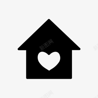 房子家庭幸福图标
