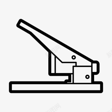 金属订书机紧固件床单图标