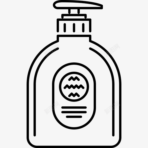 奶油美容液体svg_新图网 https://ixintu.com 美容 奶油 液体 肥皂 风格 轮廓