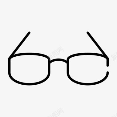 眼镜配件镜框图标