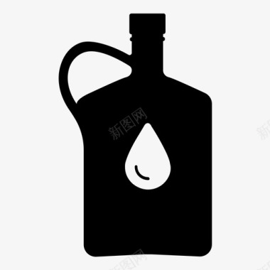水壶液体矿泉水瓶图标