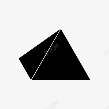 金字塔埃及三角形图标