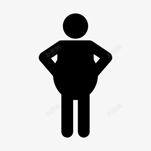 肥胖男人bmi肥胖svg_新图网 https://ixintu.com 肥胖 男人 超重 肚子 不健康