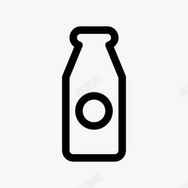 奶瓶玻璃药品图标