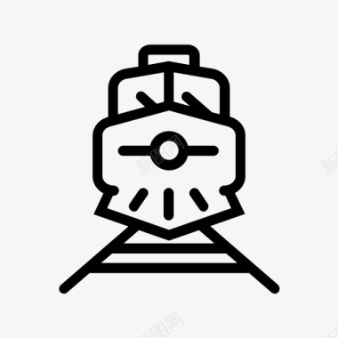 火车货物机车图标