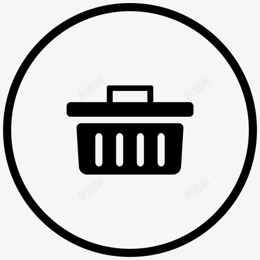 购物篮购物超市svg_新图网 https://ixintu.com 购物篮 商业 购物 超市 图标
