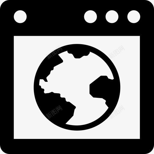 互联网地球星球svg_新图网 https://ixintu.com 地球 互联网 星球 网络 搜索引擎 优化 数字 营销 字形 图标