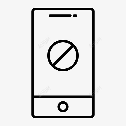 阻止智能手机拒绝访问禁止访问svg_新图网 https://ixintu.com 访问 阻止 智能 手机 拒绝 禁止 无法