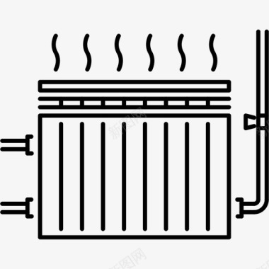 加热器建筑供暖图标