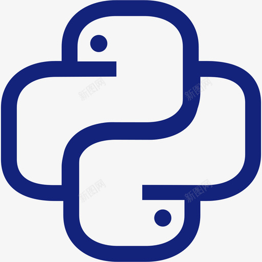 pythonsvg_新图网 https://ixintu.com 线性 扁平 单色 简约 精美