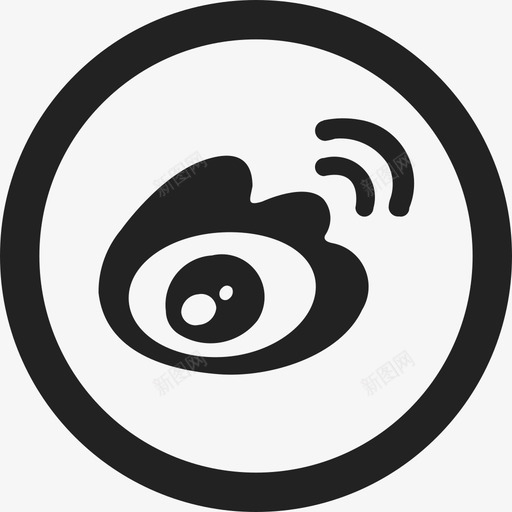 微博分享svg_新图网 https://ixintu.com 微博 分享