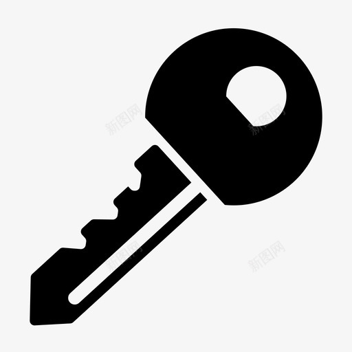 钥匙关锁svg_新图网 https://ixintu.com 钥匙 关锁 保护 保存 警察