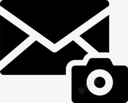 电子邮件相机信封照相机电子邮件高清图片