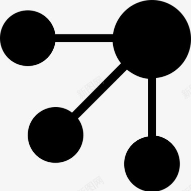 网络连接社交社区图标