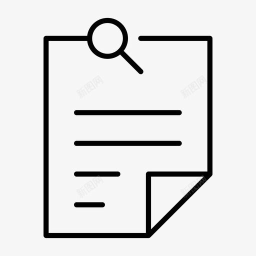 便笺文档消息svg_新图网 https://ixintu.com 便笺 文档 消息 纸张 文本 通信 精简