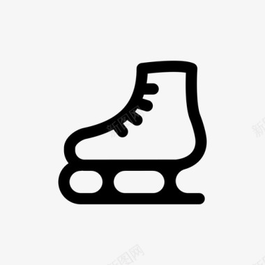 溜冰鞋溜冰运动图标