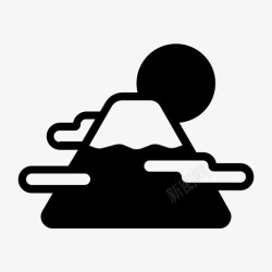 富士山icon富士山日本风景高清图片