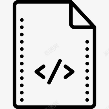 html文件夹代码脚本图标