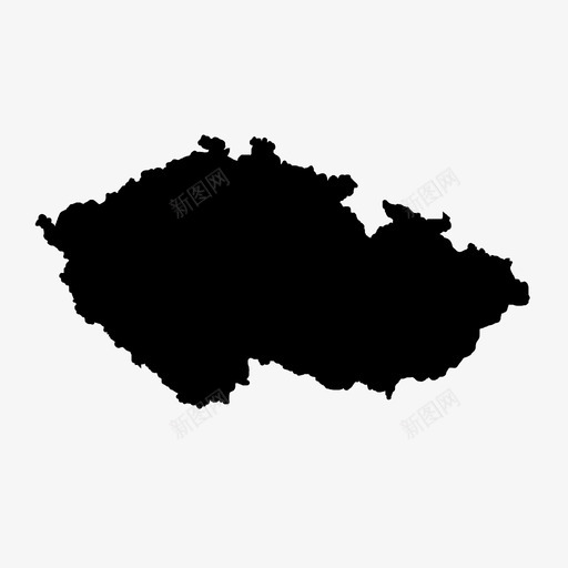 捷克共和国东欧地图svg_新图网 https://ixintu.com 捷克 共和国 东欧 地图 国家