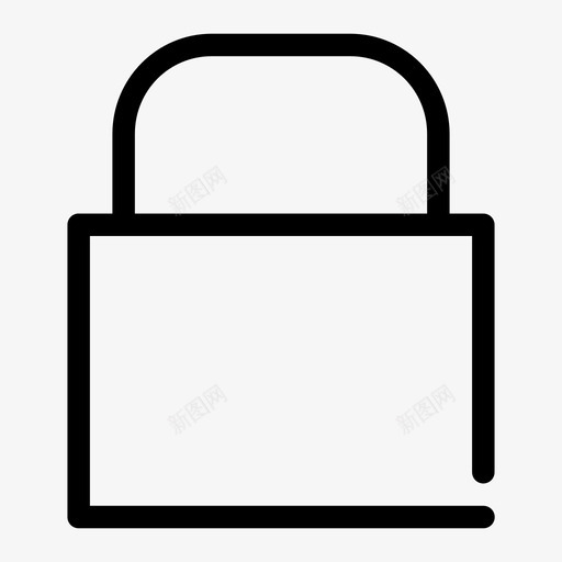 锁关闭密码svg_新图网 https://ixintu.com 关闭 密码 隐私 安全 基本 切断