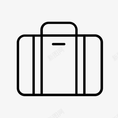 手提箱包托运行李图标