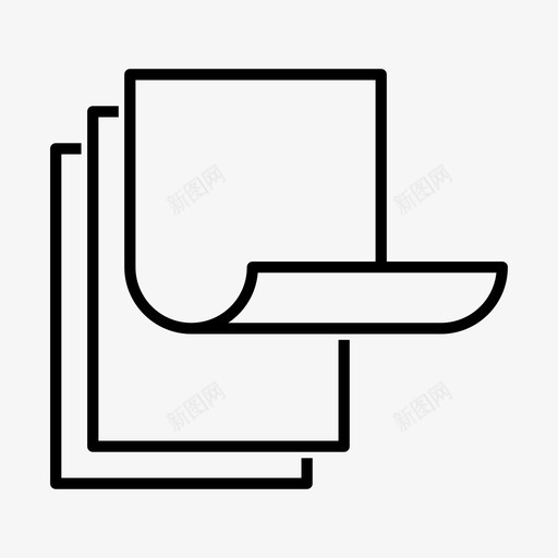 卷板信息纸张svg_新图网 https://ixintu.com 卷板 信息 纸张 管子 办公用品