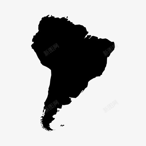 南美洲大陆地图svg_新图网 https://ixintu.com 南美洲 大陆 地图