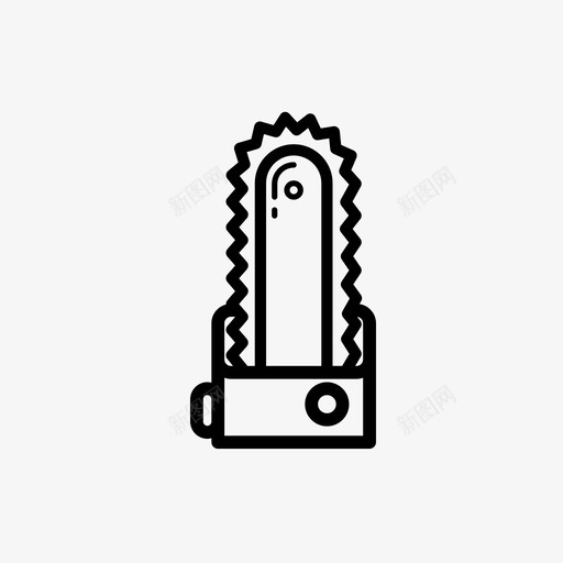 电锯锯工具svg_新图网 https://ixintu.com 电锯 锯锯 工具 设备
