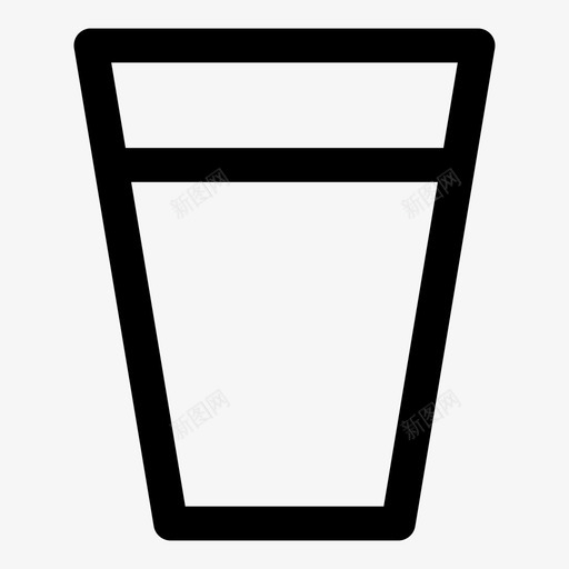 杯子饮料一杯水svg_新图网 https://ixintu.com 饮料 杯子 一杯 杯水 食物