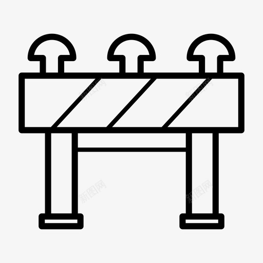 障碍物建筑分隔物svg_新图网 https://ixintu.com 障碍物 建筑 分隔 约束 施工