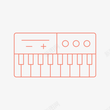 键盘电子音乐图标