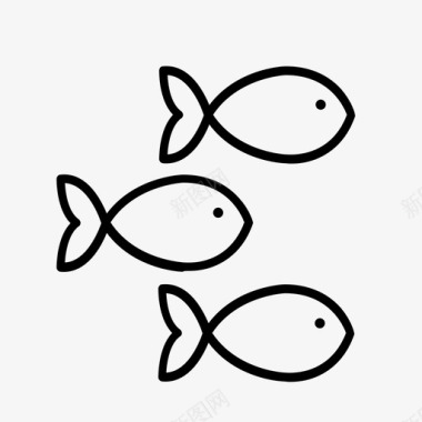鱼动物湖泊图标