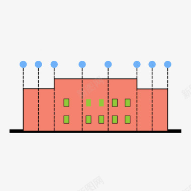 工作标高建筑轴线图标