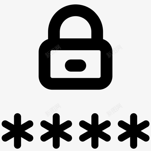 密码锁pin码受保护svg_新图网 https://ixintu.com 密码锁 码受 保护 安全