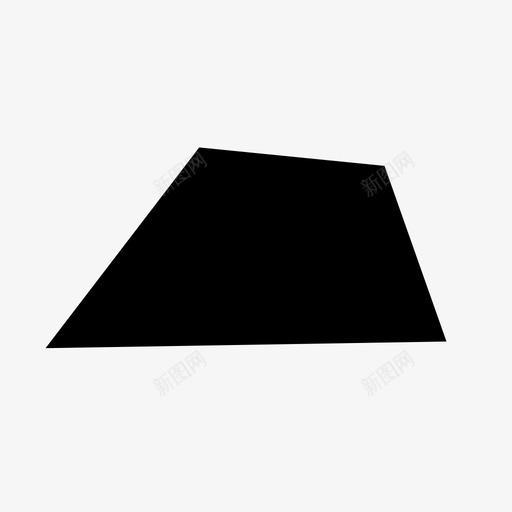 不规则四边形二维形状几何svg_新图网 https://ixintu.com 不规则 四边形 形状 二维 几何 数学