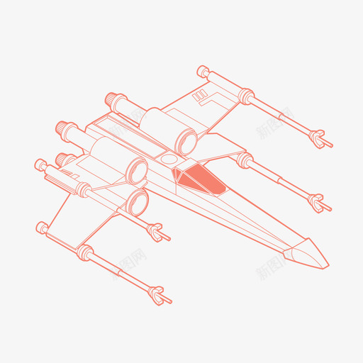 xwing叛军科幻小说svg_新图网 https://ixintu.com 叛军 科幻小说 天行 行者 宇宙飞船 星球大战