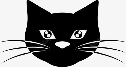 猫动物黑猫图标