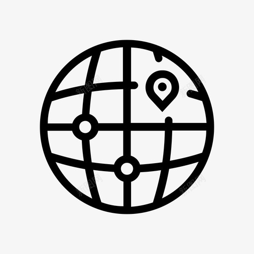 环球网互联网位置svg_新图网 https://ixintu.com 环球网 互联网 位置 地图