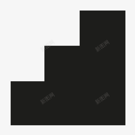 楼梯攀爬台阶svg_新图网 https://ixintu.com 楼梯 攀爬 台阶 方形 粗体