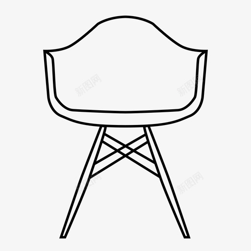 埃姆斯扶手椅设计家具svg_新图网 https://ixintu.com 扶手 设计 埃姆斯 椅埃 姆斯 设计家 家具 标志性
