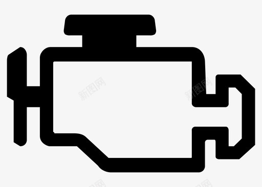 发动机故障灯图标