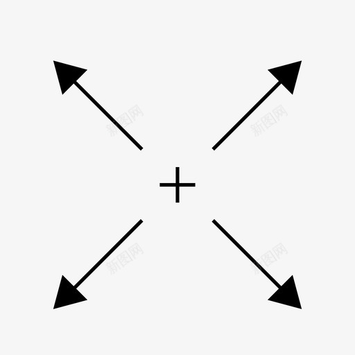 放大箭头方向移动svg_新图网 https://ixintu.com 放大 箭头 方向 移动