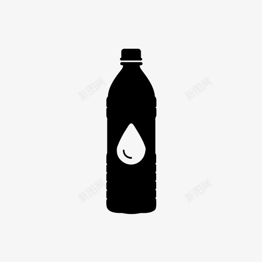水瓶500毫升h20svg_新图网 https://ixintu.com 水瓶 毫升 塑料