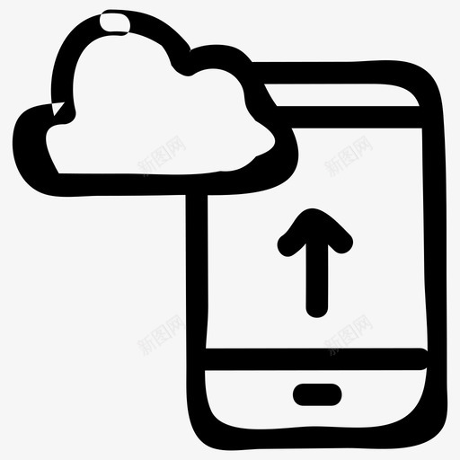 云上传数据设备svg_新图网 https://ixintu.com 上传 数据 设备 手机 存储 搜索引擎 优化 营销 手绘